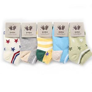유아양말 아동 어린이 메쉬 망사 여름 패션 발목 양말 5켤레