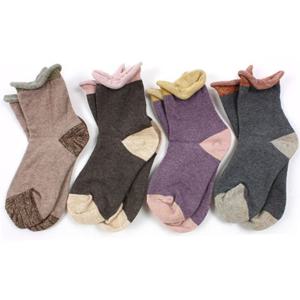 캐릭터양말 컬러매치 반짝돌돌 발목양말 3족 랜덤 X2개 아동양말