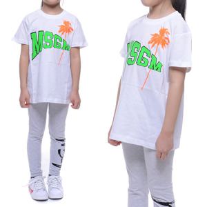 [엠에스지엠] 20SS MSGM 화와이안 야자수 반팔 티셔츠 (022086 001 20S)