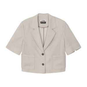 [르샵]25l3l21wjk010lu싱글 반팔 크롭 자켓