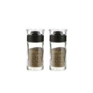 시노글라스 소금 후추통 블랙 50ml 2P세트 소금병 소금통 후추병 후추통 양념병 양념통 가루양념병 가루소