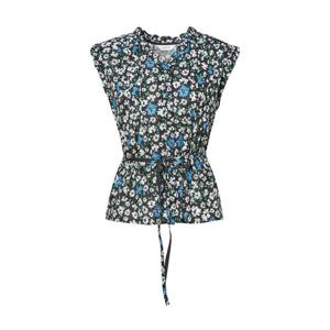 헤지스 여성 25SS 면블루 플라워 프린트 민소매 블라우스 HSSH5BS11B2