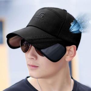 남성 볼캡 썬바이저 메쉬볼캡 여름모자 확장형 썬캡