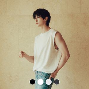 [지오다노/본사] 025560 코튼저지 라운드넥 머슬티