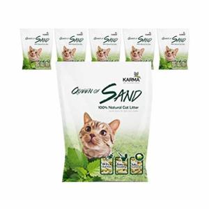 퀸오브샌드 두부 모래 녹차 3kg 1박스 6개입 배변모래 배변용모래 고양이화장실 두부모래 고양이배변용모래