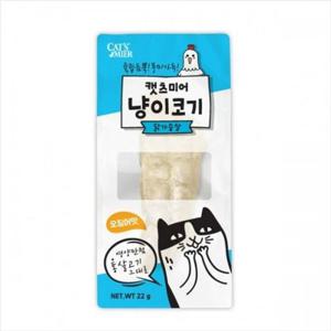 캣츠미어 냥이코기 닭가슴살 오징어맛 22g x24개 애완동물간식 영양간식 반려동물간식 고양이간식 고양이먹