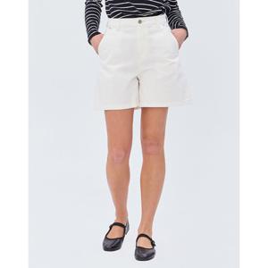 헤지스 여성 25SS 데님쇼츠화이트 베이직 숏 데님 팬츠 HSPA5B581WT