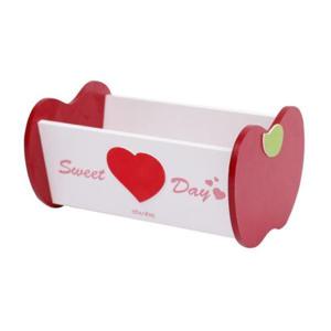 아트박스/오피스큐 스위트데이 하트펜접시 red WD208 210x125x11