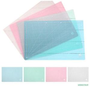 아트박스/오피스큐 반투명 커팅매트 A3 핑크 450x300x2.51mm