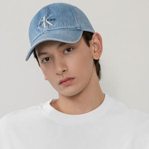 [캘빈클라인 진](4G5007G-VHJ)남녀공용 CKJ 모노그램 데님 베이스볼 캡