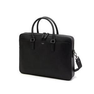 [헤지스ACC]HJBA2F601BK_[N.HILL]블랙 가죽 실버로고 서류가방