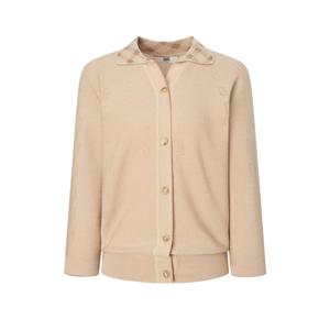 닥스 여성 25FW 베이지 체크카라 울혼방 홀가먼트 7부소매 가디건 DLSW5D803I2