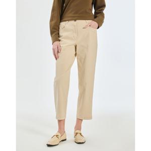닥스 여성 25FW 베이지 워싱 슬림 배기핏 데님 팬츠 DLPA5D801I2