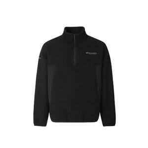 디스커버리 25FW 겨울 남성 자가드플리스반집업티셔츠DMZT73056BKS