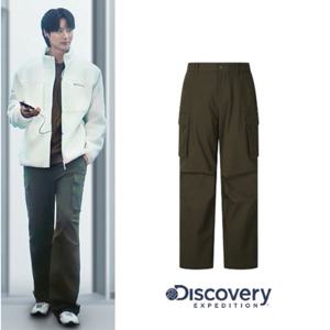 디스커버리 25F W 겨울 남성 DMPT7U056DKS 기모 파라슈트 카고팬츠