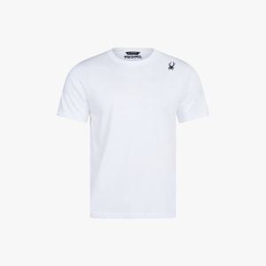 [스파이더] 남성 베이직 로고 반팔 티셔츠 SOKFCNRS204MWHT