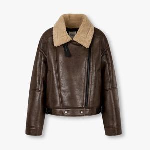 톰보이  카라배색 빈티지 무스탕 (9175461982)