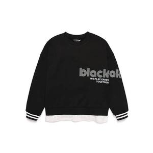 블랙야크 키즈 BK여아가오리핏 맨투맨 M1BKTSW1908-BK
