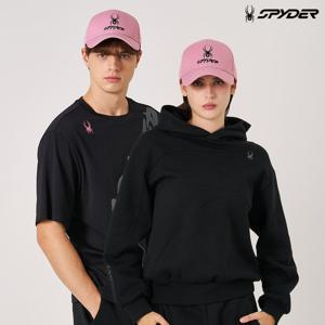 [스파이더] 공용 IRON PINK 자카드 볼캡 SPKFANCA201MPNK