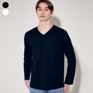 [게스(진)]남성 촉촉스판 브이넥긴팔티 MP1K9452