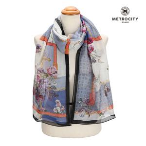 [메트로시티] 로지풀 울 실크 롱 스카프 MSFS-5201