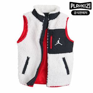 [플레이키즈프로]조던 키즈 셰르파 플리스 베스트 양털 조끼 N224VE123P
