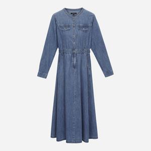 [써스데이아일랜드]변형 절개라인 데님 원피스 T256MOP183W