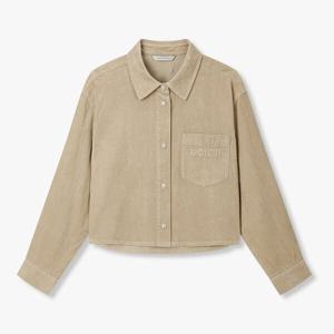 [보브]워싱 코듀로이 크롭 셔츠 7155460001