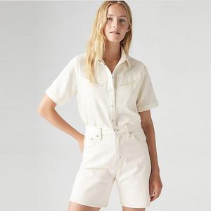 [리바이스]리바이스 여성 리노아 캠프 반팔 데님셔츠 001SL-0002