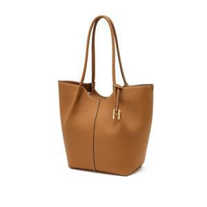 [헤지스] HIBA6E352W1_ 여성 아르코 브라운 소프트 레더 숄더백L