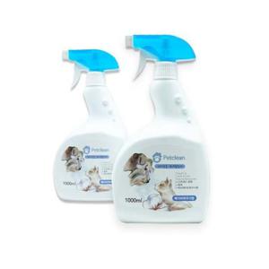 펫클린 애견탈취제 1000mL 베이비파우더 분사형탈취제 탈취제 애견 애묘 강아지 고양이 섬유탈취제