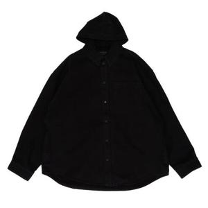 26 SS 발렌시아가 후드 데님 셔츠 파카 코트 814227TNW11