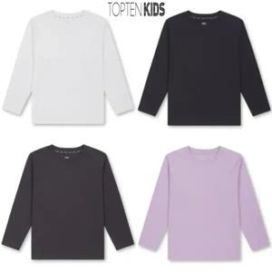 [탑텐키즈]공용) 에센셜 코튼 기본핏 긴팔 티셔츠 (MKG5TS3903)