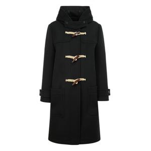 헤지스 여성 24FW 클리어런스스테디셀러캐시미어 블랙 후드 더플 롱 코트 WSCO4D105BK