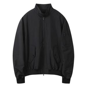 [커스텀멜로우]블랙 헤링턴 자켓 CWUAS25213BKX