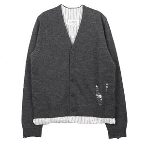 (명품) 메종마르지엘라 남성 브이넥 가디건 SI1HA0
