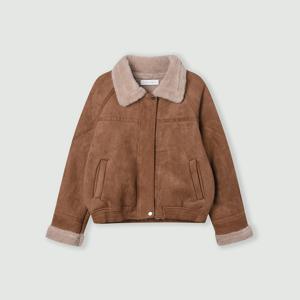 [코인코즈][정가139,000원]집업 카라 무스탕_CD6SM460