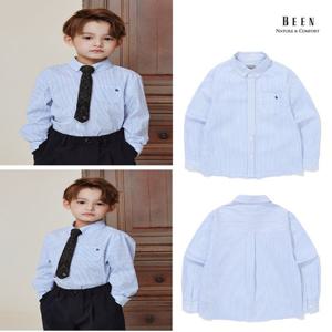 [빈]BA11BL02SB블루 스트라이프 셔츠 블라우스