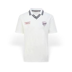 [헤지스 남성] 남성 자수포인트 카라 반팔티셔츠 HZTS6B054WT HZTS6B054