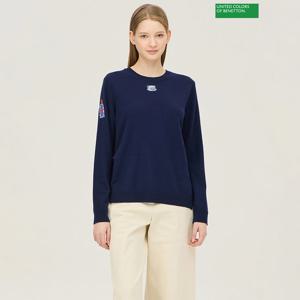 베네통 자수 포인트 비발디 니트 BAKP04511