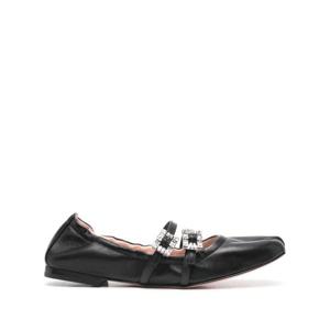 로저비비에 여성 블랙 메리제인 플랫 RVW74339070 91TB999