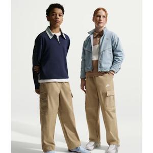 [플레이키즈프로] 주니어 남녀공용  A261PT325P(140-170)나이키클럽우븐카고팬츠 A261PG325P