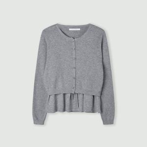 [코인코즈][정가99,000원]밑단프릴 나시 레이어드 가디건 SET_CD6SD618