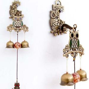 웰컴 부엉이2P종피(그린) 현관문 문종 출입문 업소용 식당 장식용 인테리어