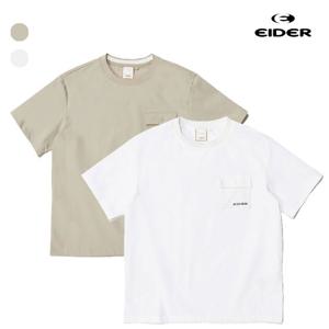 아이더 [택가 69,000원] 키즈 온더락 우븐 아이스 반팔 라운드 티셔츠 키즈아이스티 냉감티 JUM24203