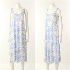 [와코루]부드러운 수입면 리오셀 롱슬립 원피스 가운 잠옷 (WFS3007R)