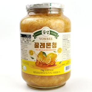 코스트코 국내산 벌꿀 꽃샘 VONBEE 본비 꿀레몬청 2kg 레몬차