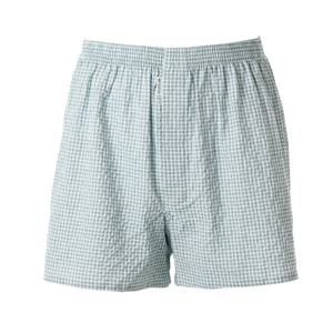 와코루 (남성팬티) 시원한 선염 면 체크 남성 트렁크팬티[WMP5435]