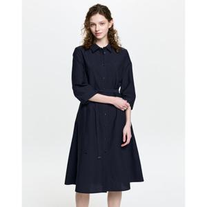 헤지스 여성 26SS 포멀 경량치노 원피스 네이비 HSDR6B307N2