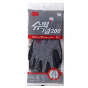 안전용품 3M)슈퍼그립200 장갑(중)-박스(100개입)